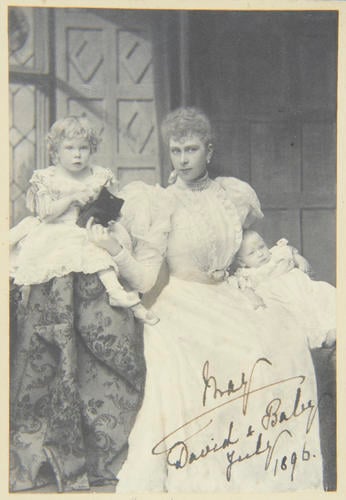 The Duchess of York with Prince Edward and Prince Albert The Duchess of York with Prince Edward and Prince Albert