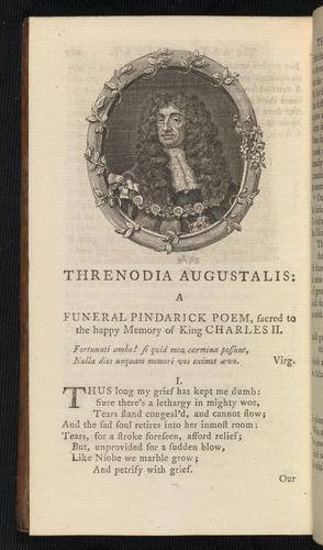 The Miscellaneous works of John Dryden, Esq; containing all his original poems, tales and translations in four volumes ; v. 1