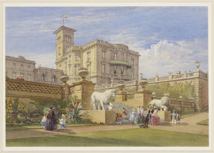Osborne House from below the terrace Osborne House from below the terrace
