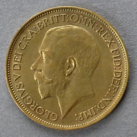 George V halfpenny George V halfpenny