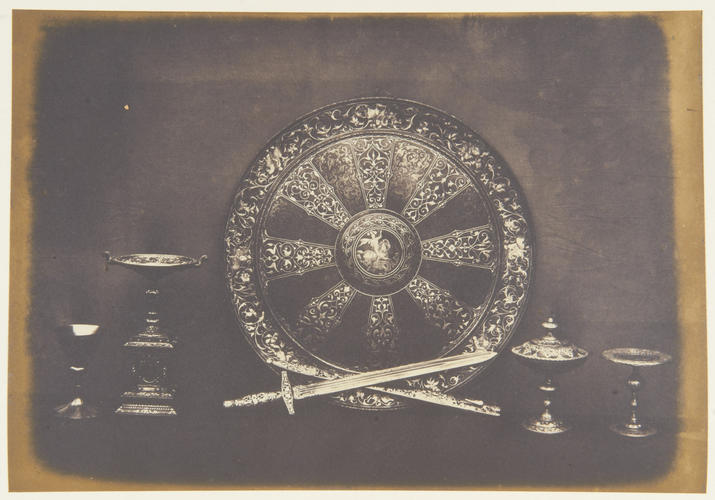 'Shield in damascene steel' 'Shield in damascene steel'