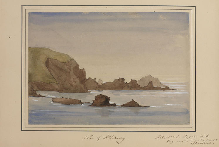 Master: Queen Victoria and Prince Albert's Album Vol. I.
Item: Isle of Alderney