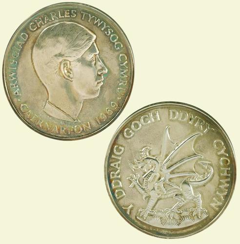 Medal commemorating the Investiture of the Prince of Wales