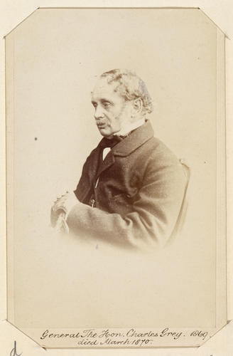General The Hon. Charles Grey. 1869. [Royal Household Portraits. Volume 55. ]