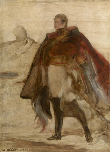 George IV at Holyrood House: A portrait sketch