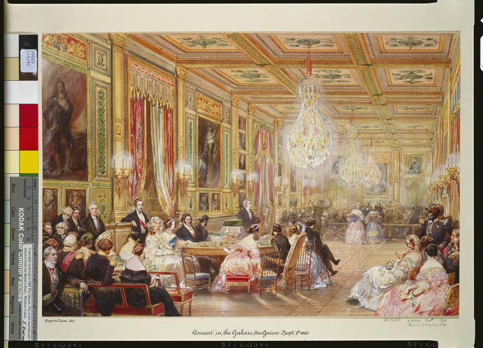Royal visit to Louis-Philippe: concert in the Galerie des Guises, 4 September 1843