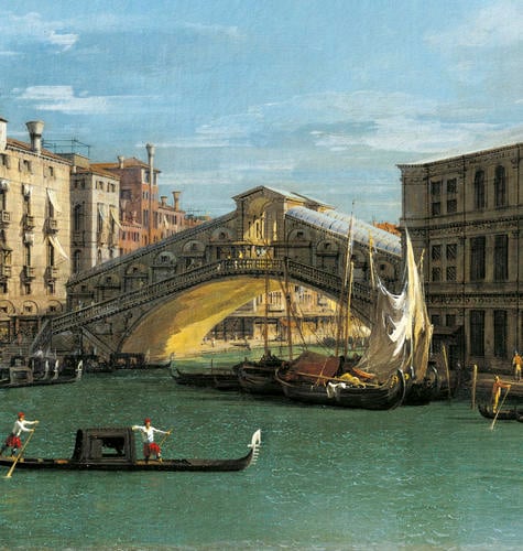 The Rialto Bridge from the North