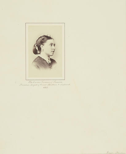 Victoria, Crown Princess of Prussia, 1865 [in Portraits of Royal Children Vol. 8 1864-1865]