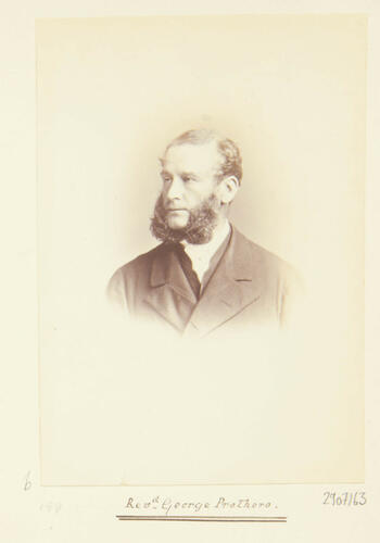 Revd. George Prothero [Photographic Portraits Vol. 4/62 1861-1876]