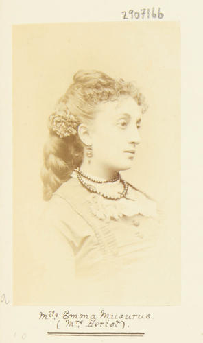 Mlle. Emma Musurus (Mrs. Herriot) [Photographic Portraits Vol. 4/62 1861-1876]
