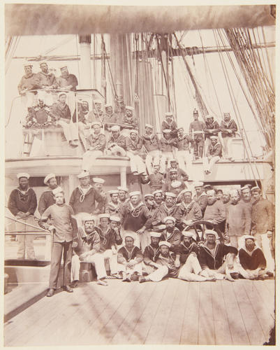 Sailors on HMS Sultan Sailors on HMS Sultan