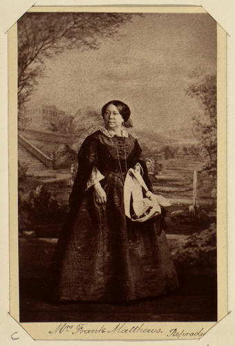 Mrs Frank Matthews (d. 1873) Mrs Frank Matthews (d. 1873)