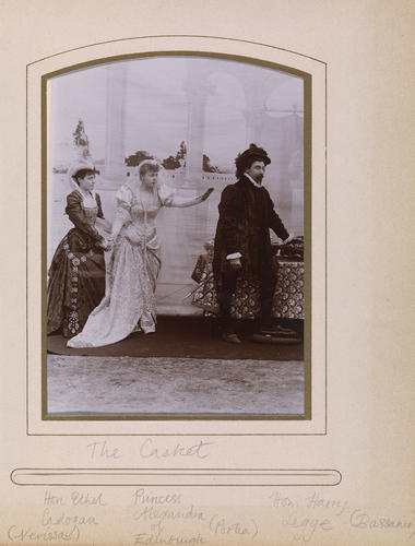 Balmoral Tableaux: 'The Casket' (Scene from the Merchant of Venice) Balmoral Tableaux: 'The Casket' (Scene from the Merchant of Venice)