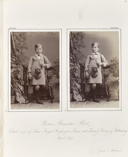 Prince Alexander of Battenberg, 1894 [in Portraits of Royal Children Vol. 41 1893-1894]
