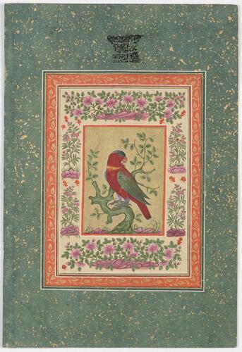 Master: Mughal album of portraits, animals and birds.
Item: Paintings of four Mughal women and a parrot Master: Mughal album of portraits, animals and birds.
Item: Paintings of four Mughal women and a parrot