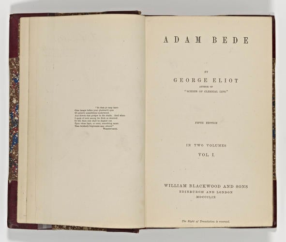 Adam Bede ; v. 1 / George Eliot