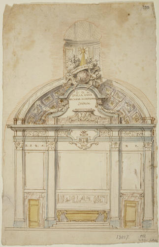 Design for the altar of the Chapel of the Circumcision in the Church of Our Lady (Former Cathedral), Antwerp