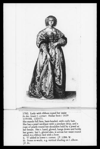 Lady with ribbon round her waist Lady with ribbon round her waist
