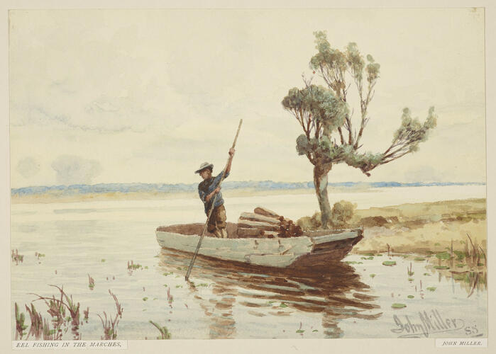 Eel fishing in the Marches