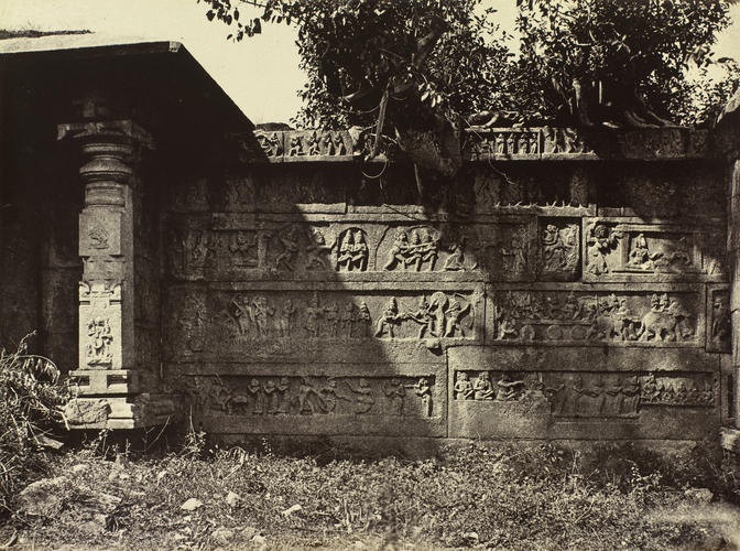 Sculptured Enclosure of Temple at Beejanuggur Sculptured Enclosure of Temple at Beejanuggur