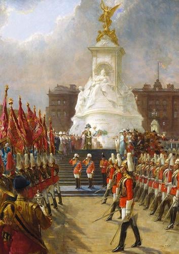 The Unveiling of the Queen Victoria Memorial, 16 May 1911