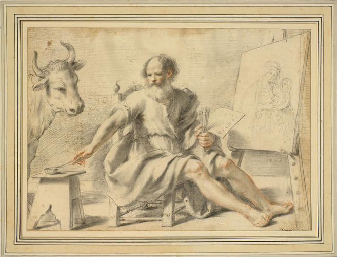 St Luke painting the Virgin and Child St Luke painting the Virgin and Child