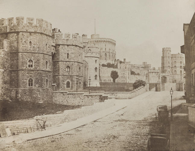 View of Windsor Castle, from the bottom of Castle Hill