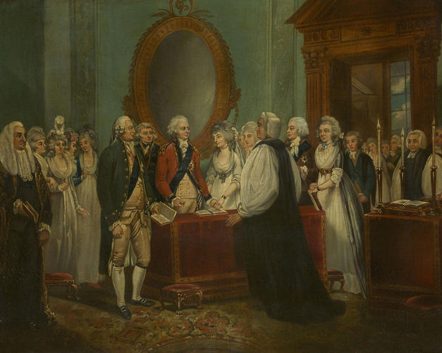 The Marriage of Frederick, Duke of York and Albany (1763-1827) to Frederica, Princess Royal of Prussia (1767-1820)