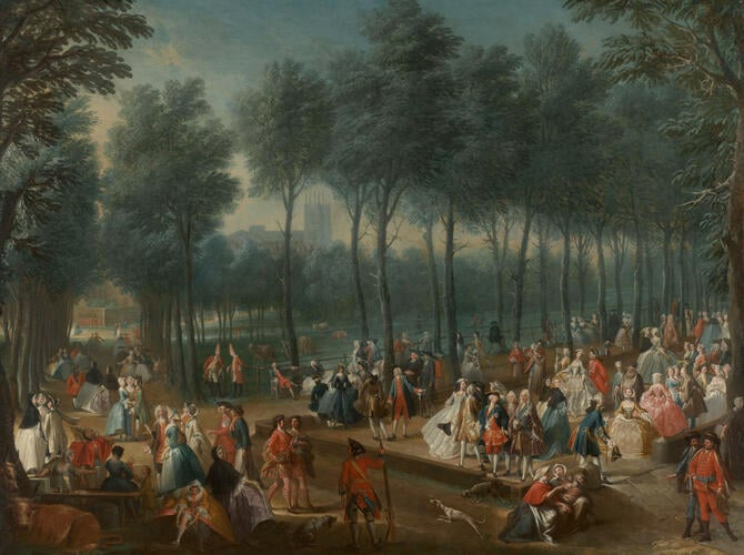 St James's Park and the Mall