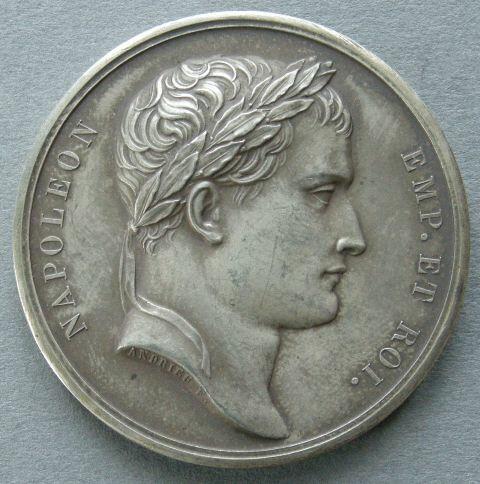 France. Medal commemorating the Monument on Mont-Cenis, 1813