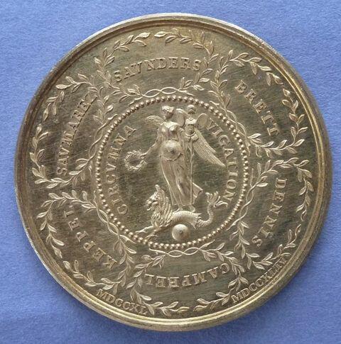 Medal commemorating the Defeat of the French fleet off Cape Finisterre and Admiral Anson's voyage around the world