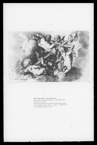 Seven cherubs carrying a cross Seven cherubs carrying a cross