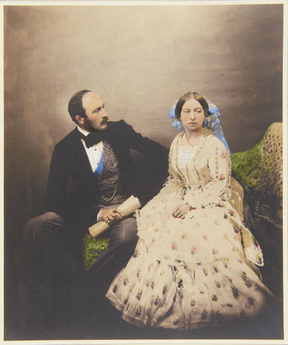 'The Prince and The Queen'; Prince Albert (1819-61) and Queen Victoria (1819-1901)