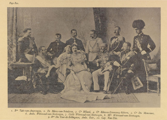 Representatives of the Netherlands at the coronation of Nicholas II, Emperor of Russia Representatives of the Netherlands at the coronation of Nicholas II, Emperor of Russia