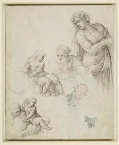 Recto: The Holy Family with Pope Clement VII. Verso: The Infant Christ