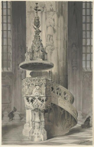 Vienna: pulpit in St Stephen's Cathedral Vienna: pulpit in St Stephen's Cathedral