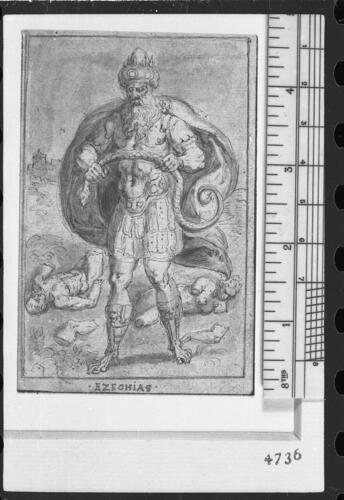 Hezekiah destroying the Idols in the Temple