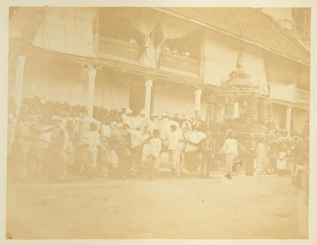 Lady Napier's visit to Travancore: State carriage of his Highness the Maharaja of Travancore Lady Napier's visit to Travancore: State carriage of his Highness the Maharaja of Travancore