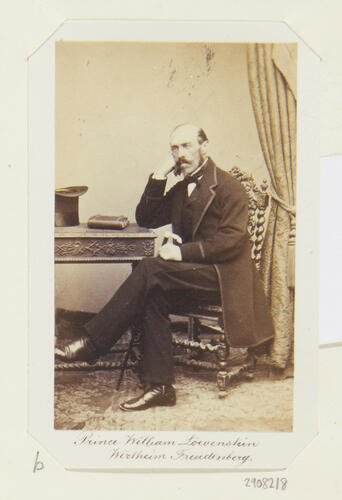 Prince William Löwenstein Wertheim Freudenberg (1817-87) Prince William Löwenstein Wertheim Freudenberg (1817-87)