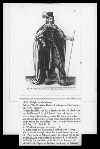 Knight of the Garter - The Creation Robe of a Knight of the Garter