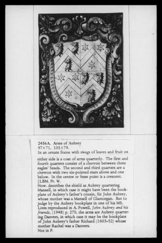 Arms of Aubrey Arms of Aubrey