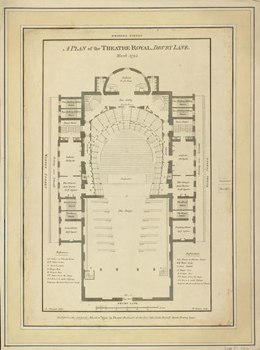 A plan of the Theatre Royal, Drury Lane A plan of the Theatre Royal, Drury Lane