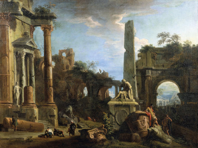 Caprice View with Roman Ruins Caprice View with Roman Ruins