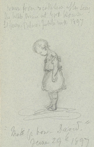 Study of Prince Edward of York: 'Make your bow, David' Study of Prince Edward of York: 'Make your bow, David'