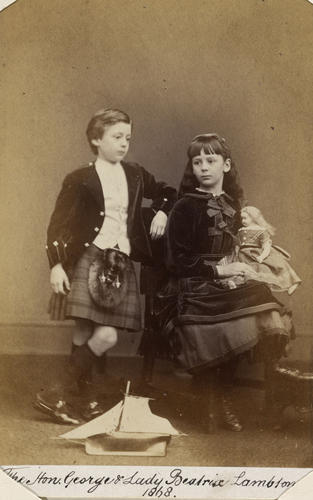 The Hon. George and Lady Beatrice Lambton. [Photographs, English Portraits. Volume 70. ]