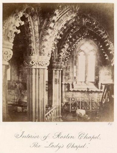 Interior of Roslin Chapel, the Interior of Roslin Chapel, the