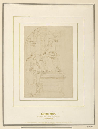 The Virgin and Child Enthroned with St Nicholas of Tolentino The Virgin and Child Enthroned with St Nicholas of Tolentino