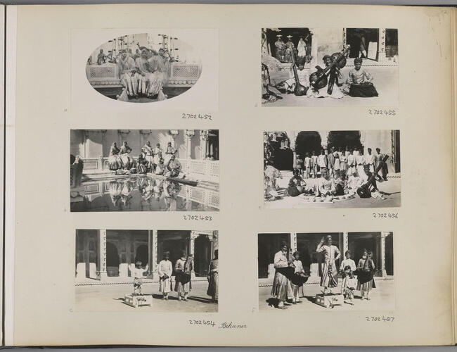 Three Nautch dancers, Bikaner: Edward, Prince of Wales. Royal Tour of India, 1921-1922