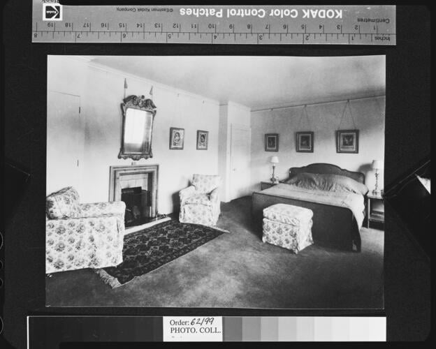Bedroom, Fort Belvedere, Sunningdale. [Royal Residences 4. ]