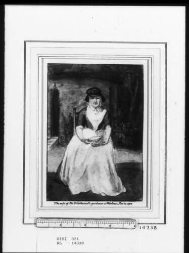 The wife of Mr. Whitbread's gardener at Woolmer, Herts